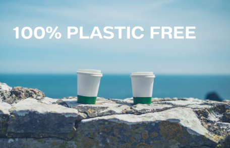 100 % plastikfreie Pappbecher, wir produzieren!