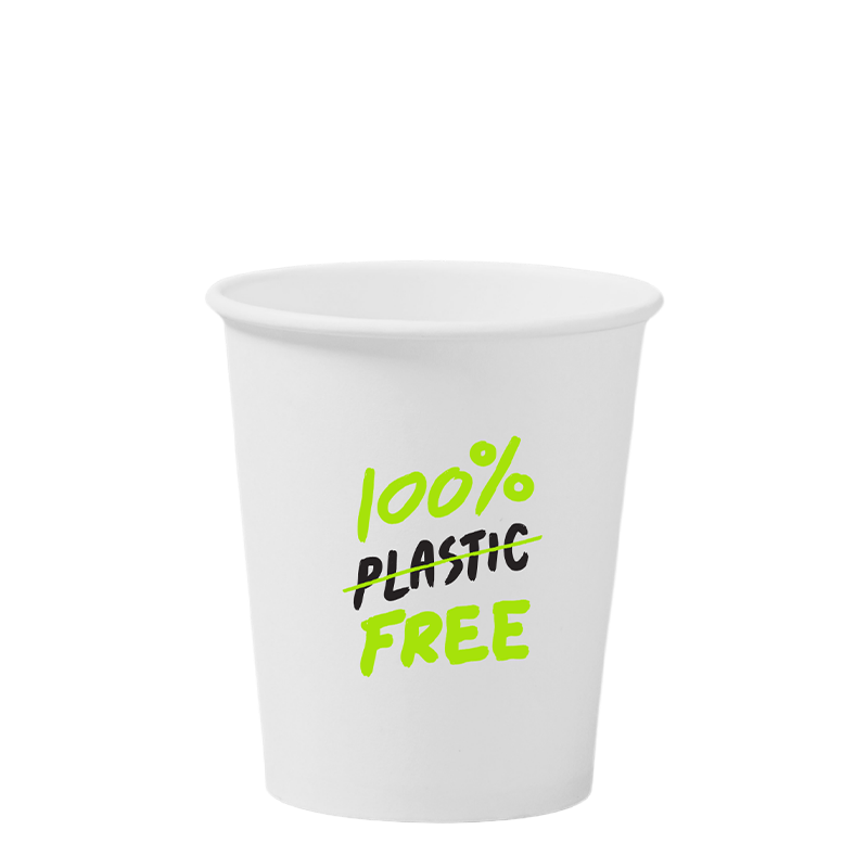 Plastikfreier Pappbecher